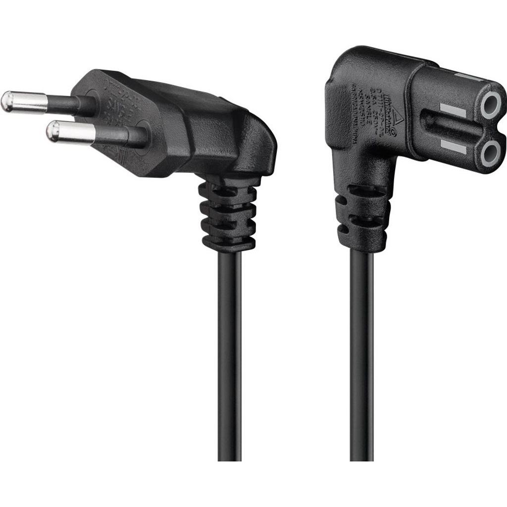 Goobay Euro Anschlusskabel (3 m), Stromkabel