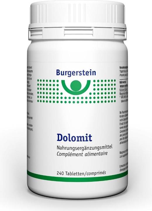 Actual product image Burgerstein Dolomite (240 pcs., Pills, 222 g)