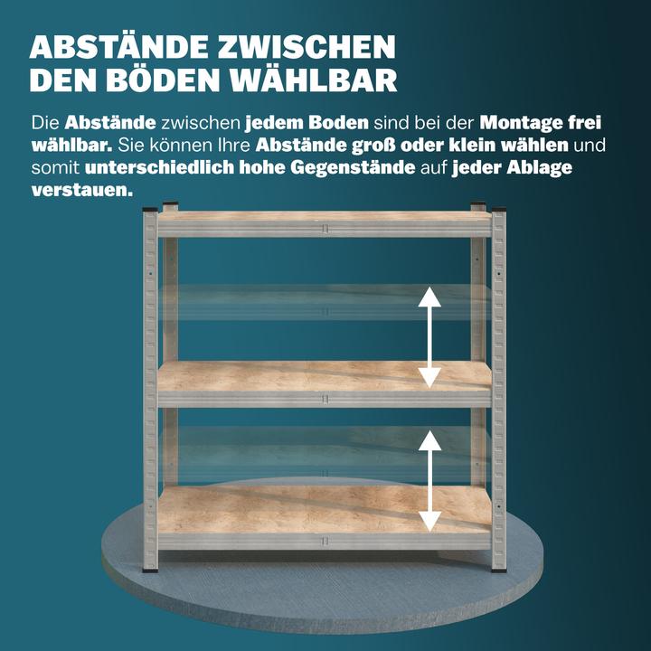 Actual product image Monzana 2x heavy duty shelf