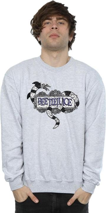 Produktbild Beetlejuice Sandwurm Logo Baumwolle Sweatshirt (S)