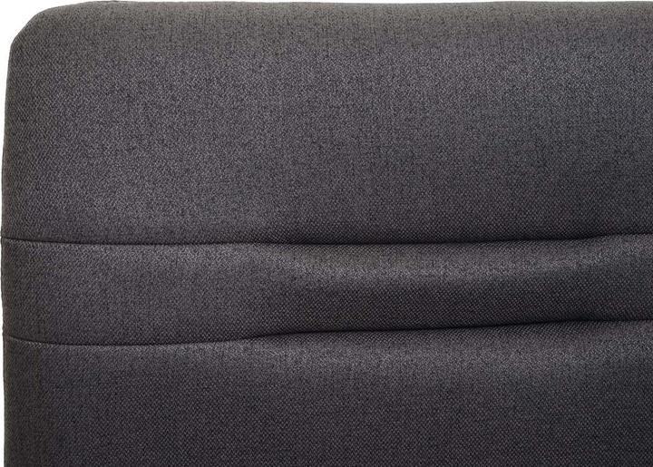 Actual product image Swisshandel24 Bench, dining room bench bench upholstered bench, backrest fabric/textile stainless steel brushed - (180 cm)