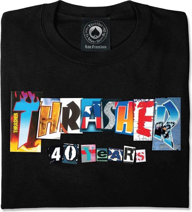 Actual product image Thrasher 40 Year Anniversary T-Shirt (L)