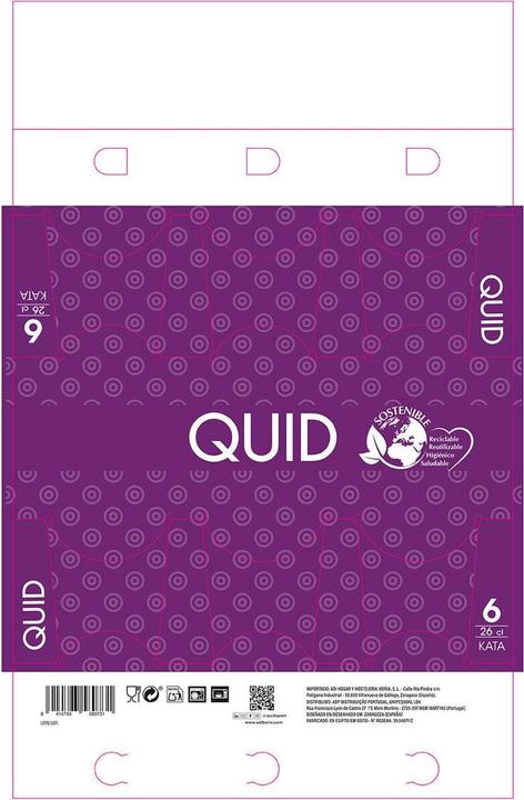 Immagine prodotto Quid Set di bicchieri Kata 6 pezzi 260 ml (0.26 l, 6x)