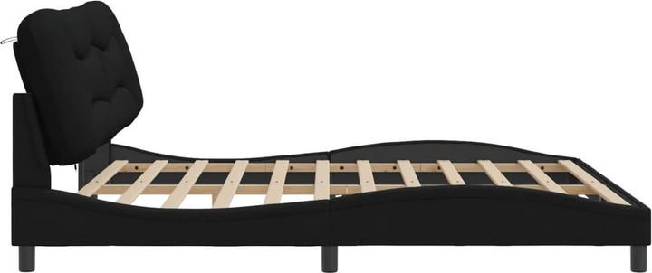 Actual product image vidaXL Bed frame with LED fabric (200 x 200 cm)