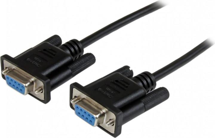 Image du produit StarTech Câble Noir Db9 Null Modem De 2m (2 m)