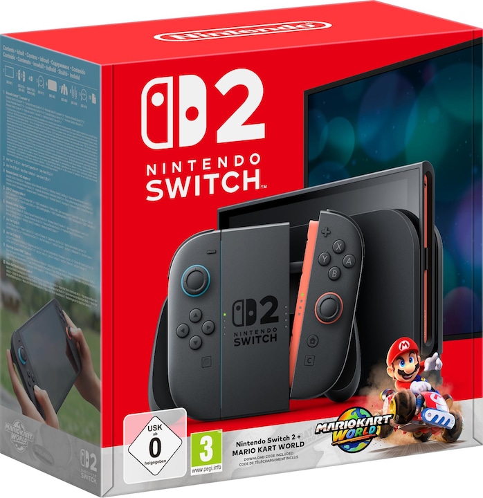 Produktbild Nintendo Switch 2 + Mario Kart World-Set