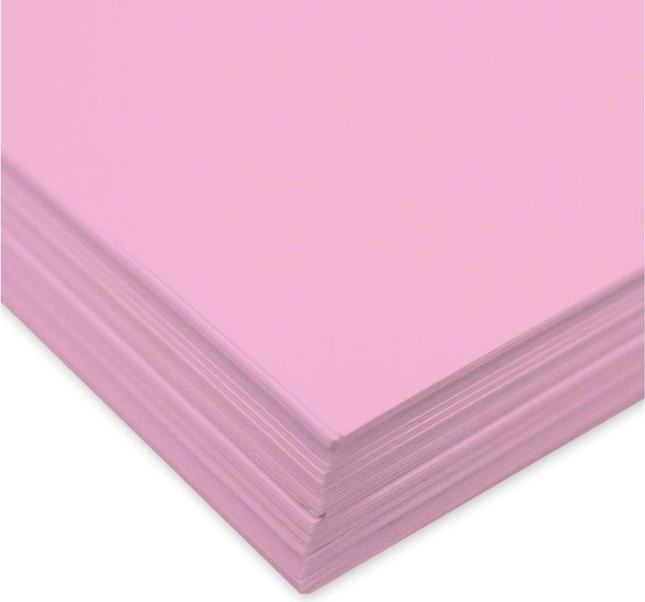 Produktbild Ursus Tonzeichenpapier A4, 130 g/m², 100 Blatt, Rosa (A4, 130 g/m²)