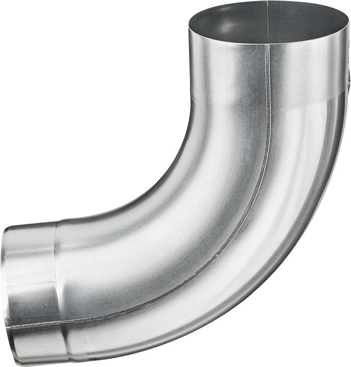 Grömo Zink-Rohrbogen 85Grad, 100mm, mit Einzug (Winkelverbindung)