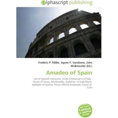 Amadeo of Spain, Fachbücher