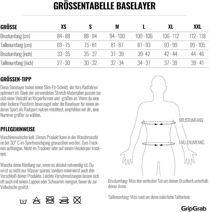 Nutritional values and ingredients GripGrab Windbreaking (XL)