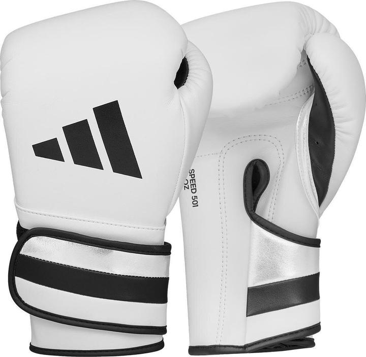 Produktbild adidas Boxhandschuhe Speed 500 white/black Microfibre, ADISBG501 (16 OZ)