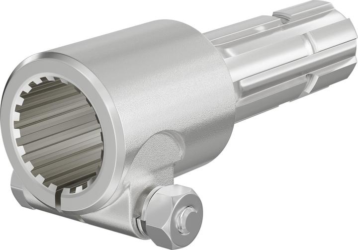 Actual product image Wiltec Adaptor Sleeve for PTO Shaft 175 mm w/ 1 3/4" 20N Spline Housing and 1 3/8" 6T Output Shaf (Tractor accessories)