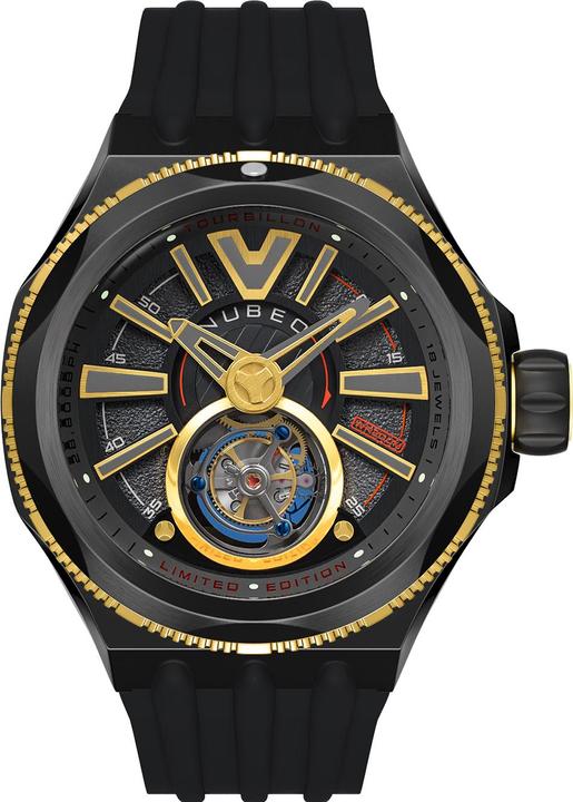 Actual product image Nubeo NB-6075-05 (Rotating bezel left, 52 mm)