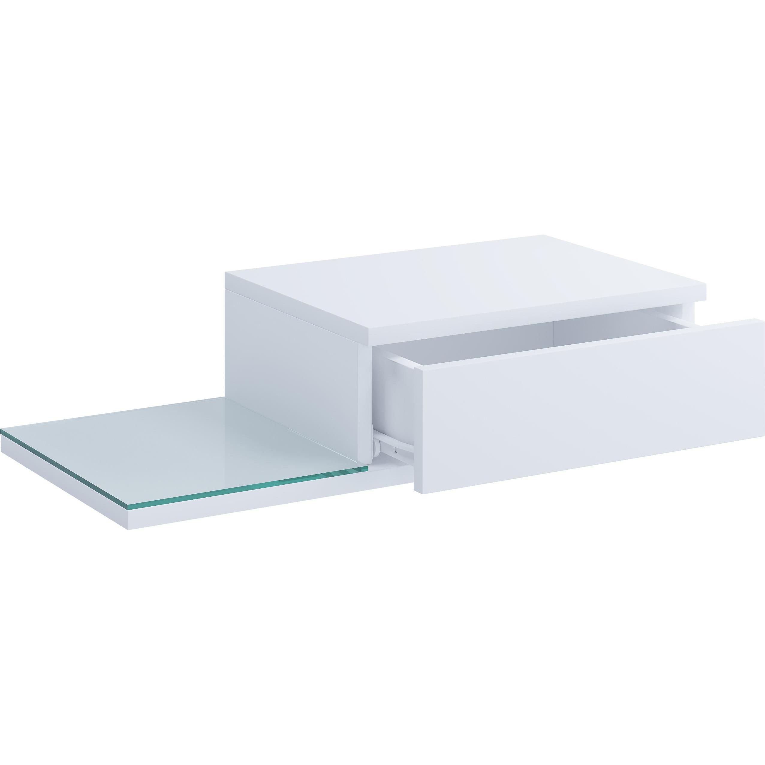 VCM, Nachttisch, Design Wandschublade Nachttisch KonsilaL (65 x 30 x 15 cm)