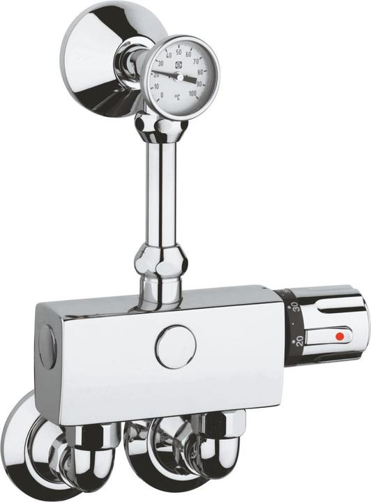Produktbild Grohe Abgangsbogen 1/2Zoll, mit Thermometer chrom