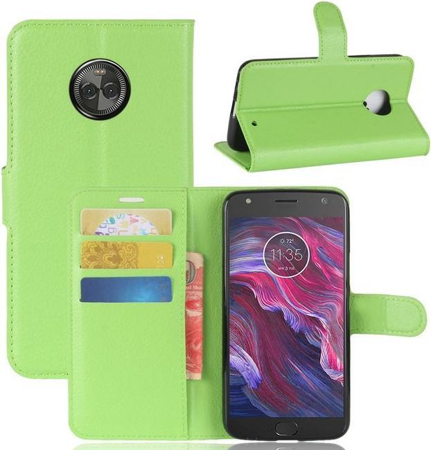 Immagine prodotto MU Classic Copertina classica in pelle con texture litchi (Motorola Moto X4)