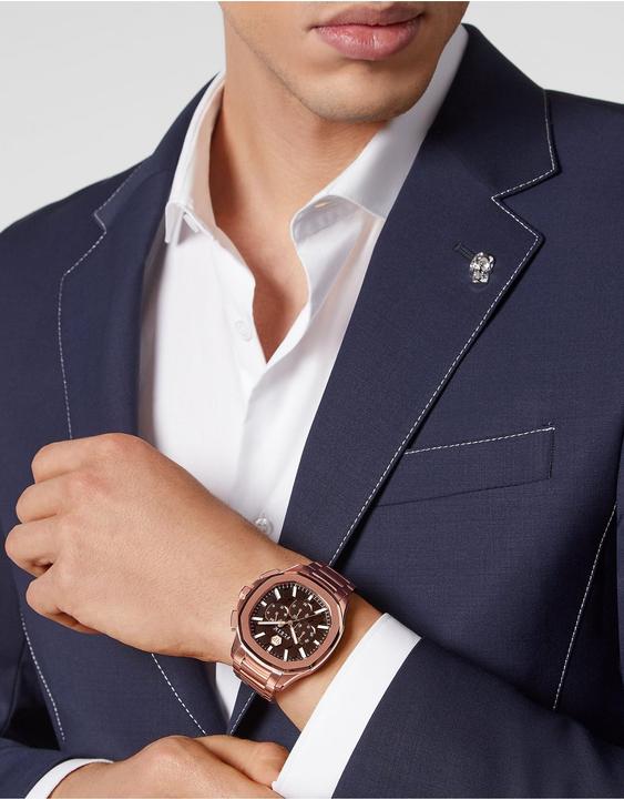 Produktbild Philipp Plein PWSAA0623 High-Conic Chronograph Herrenuhr 44mm 5ATM (Chronograph, 44 mm)