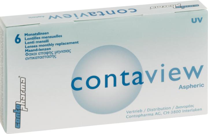 Produktbild Contopharm Contaview aspheric (-3.25, Monatslinse, 6 Stück, Sphärisch)