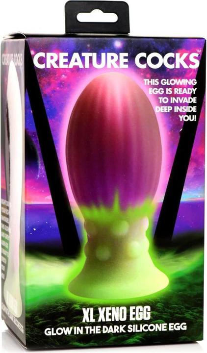 Produktbild Creature Cocks Xeno Egg - Glow in the Dark - Silicone Egg - XL