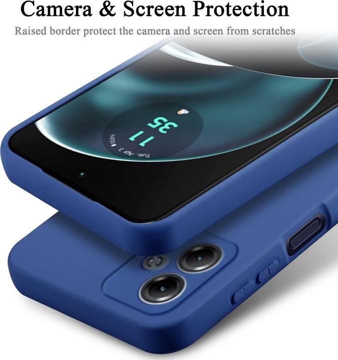Actual product image Cadorabo Case for Motorola Moto G14 TPU in liquid protection silicone design (Motorola Moto G14)