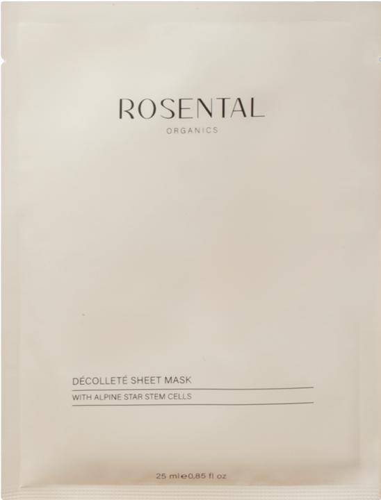 Produktbild Rosental Organics Slow-Aging - Décolléte Sheet Mask (25 ml)