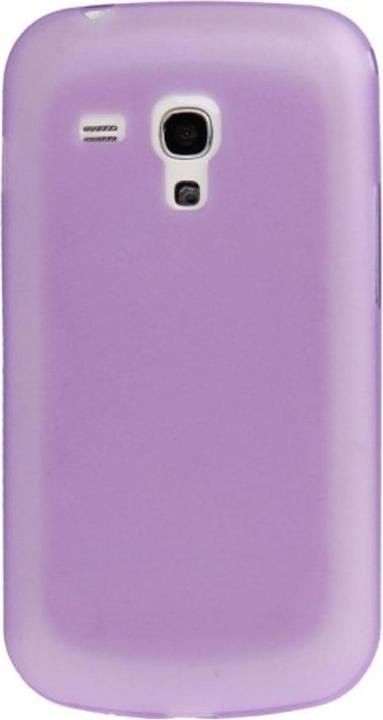 Produktbild König Design Schutzhülle Case Ultra Dünn 0,3mm für Handy Samsung Galaxy Trend Duos / S7562 Lila / Violett Transpa (Samsung Galaxy Trend Duos)