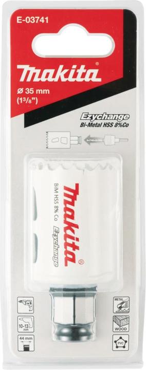 Actual product image Makita EZYCHANGE BIM hole saw 35mm (35 millimetres)