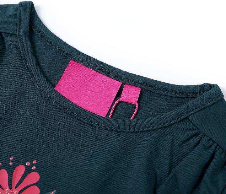 Immagine prodotto vidaXL Camicia a maniche lunghe per bambini rosa acceso 92,Materiale: 95% cotone. 5 (92)