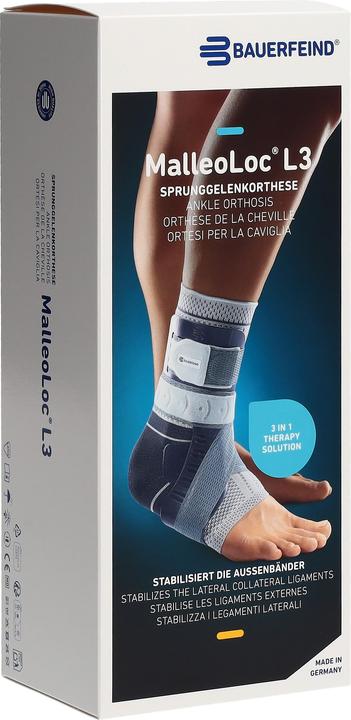 Produktbild Bauerfeind L3 Stabilorthese Grösse 5 links titan