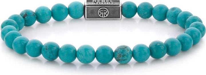Produktbild Rebel & Rose Armband Turquoise Delight RR-6S001-S-S Damen (16.50 cm, Edelstahl, Türkis)