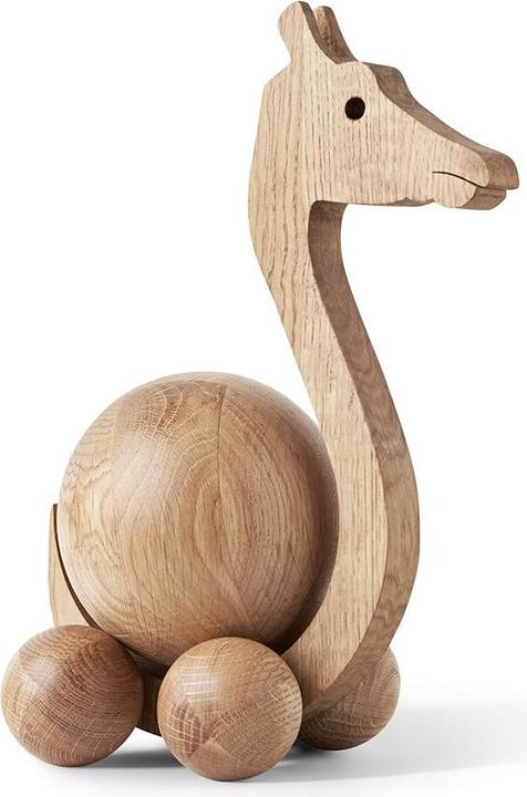 ChiCura Spinning Giraffe Holzfigur - Small
