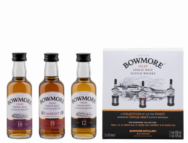 Actual product image Bowmore Collection (Single Malt, Scotch whisky, 3 x 5 cl)
