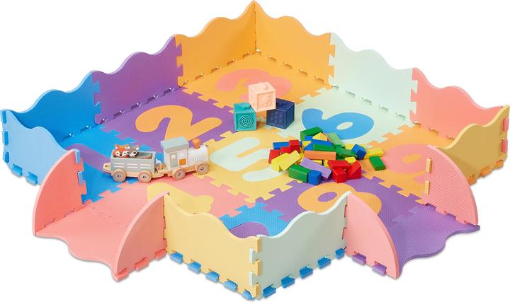 Relaxdays 25x puzzle mat (30 x 30 x 1 cm)