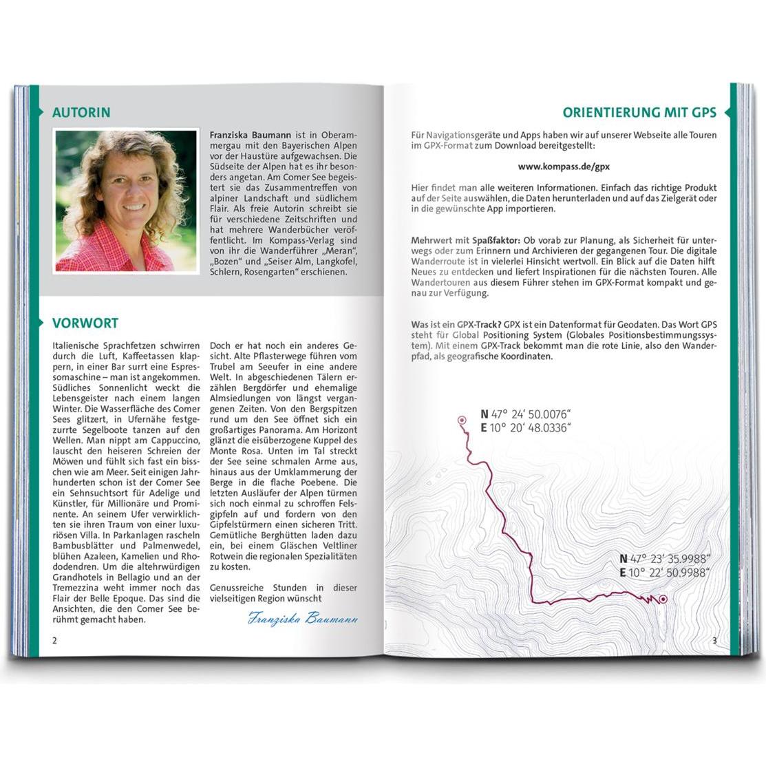 Thumbnail - Wanderführer Comer See, 50 Touren, Ratgeber von Franziska Baumann