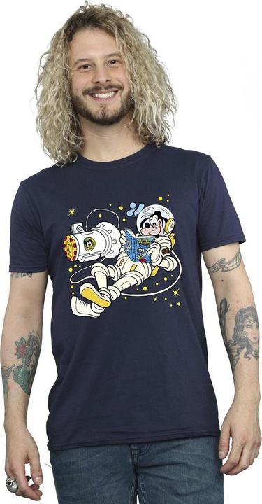 Immagine prodotto Disney Goofy Reading In Space Maglietta Uomo (4XL)