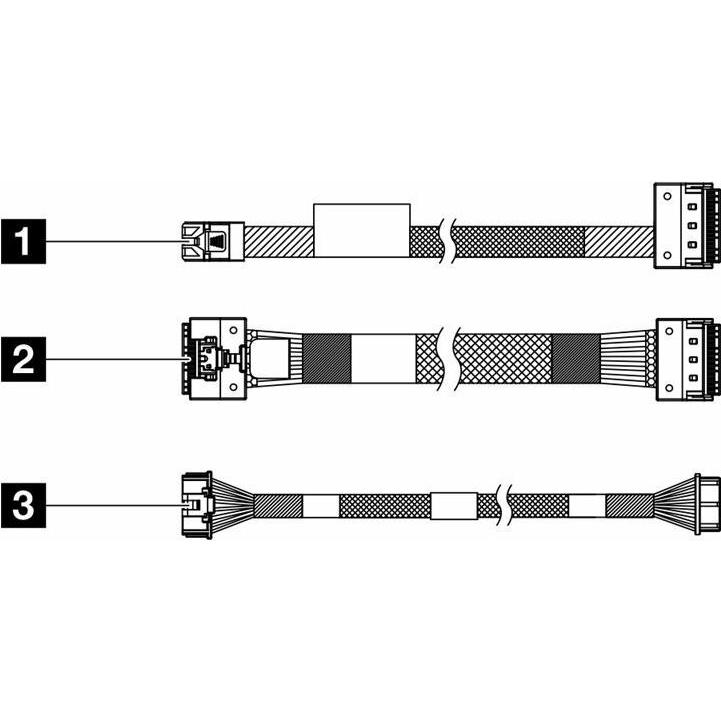 Lenovo SR650 V3 M.2 SATA/x4 NVMe SFF RAID Cbl, Server Zubehör