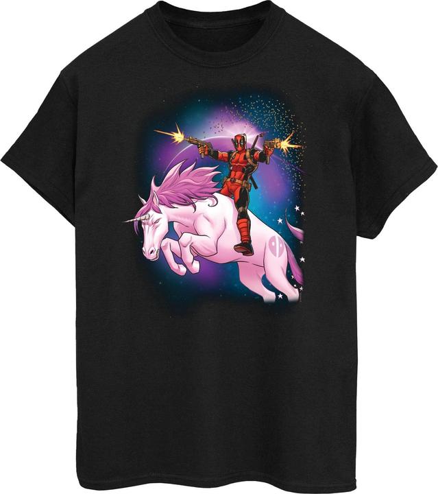 Produktbild Deadpool Space Unicorn Boyfriend Fit TShirt (XXL)