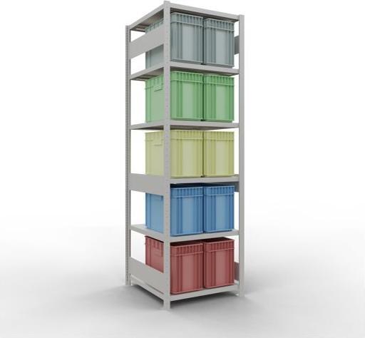 Actual product image Schulte Lagertechnik MULTIplus250 basic racking system with length ledgers