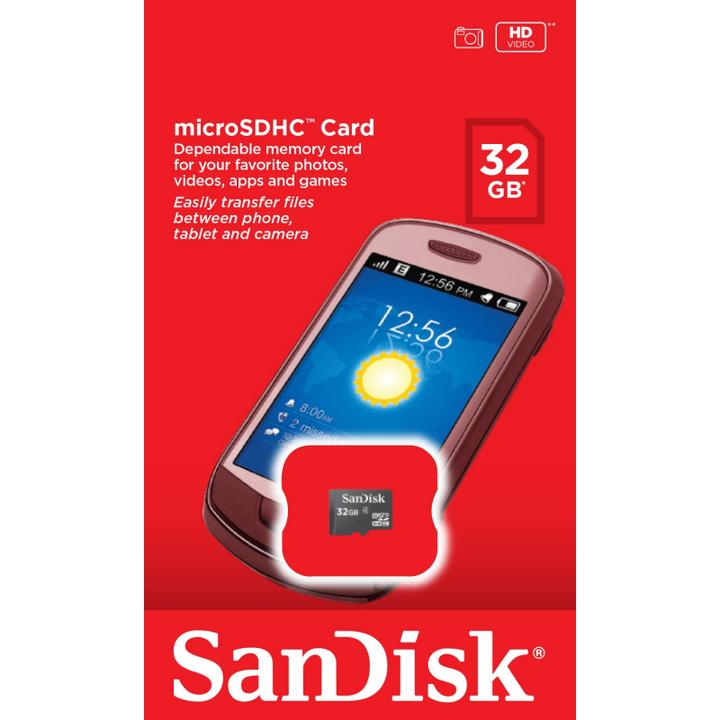 Produktbild Sandisk MicroSDHC SDSDQM-032G-B35 (microSDHC)
