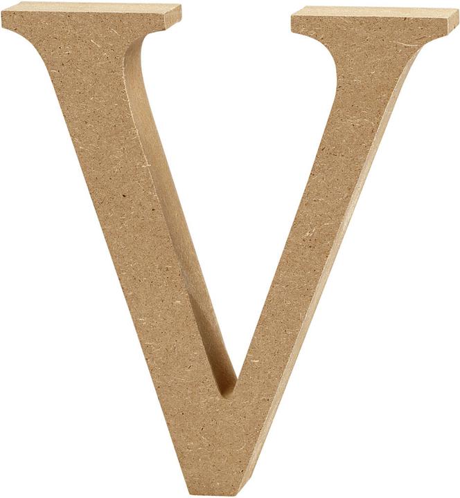 Actual product image Creativ Company Letter V MDF 8cm, 1st.