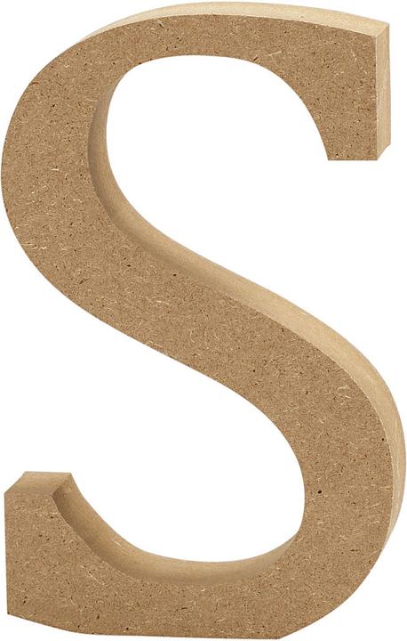 Actual product image Creativ Company Letter S MDF 8cm, 1st.