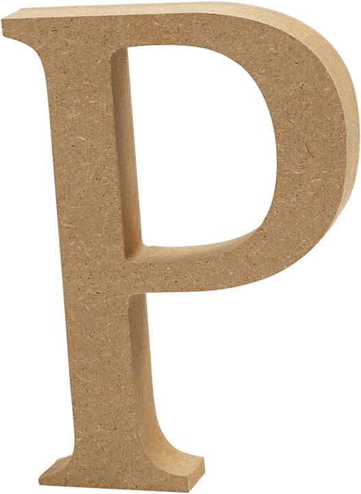Actual product image Creativ Company Letter P MDF 8cm, 1st.