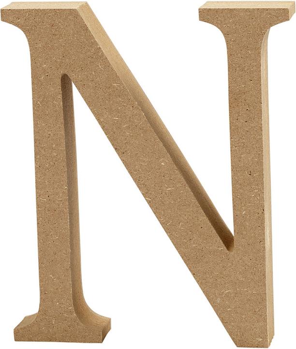 Actual product image Creativ Company Letter N MDF 8cm, 1st.