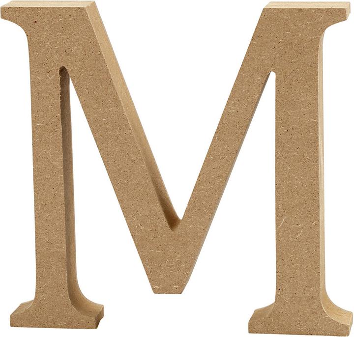 Actual product image Creativ Company Letter M MDF 8cm, 1st.