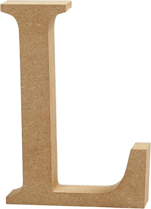 Actual product image Creativ Company Letter L MDF 8cm, 1st.