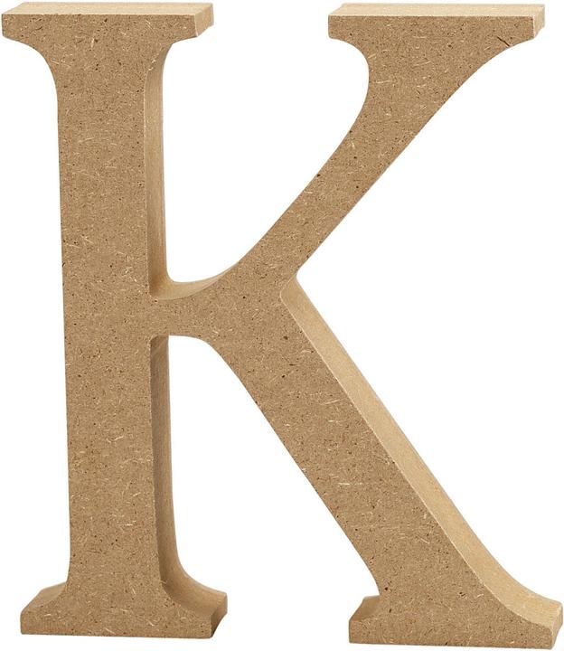 Actual product image Creativ Company Letter K MDF 8cm, 1st.