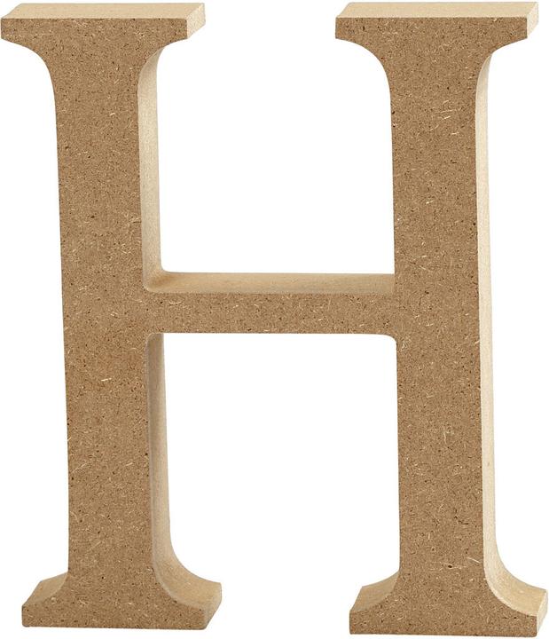 Actual product image Creativ Company Letter H MDF 8cm, 1st.