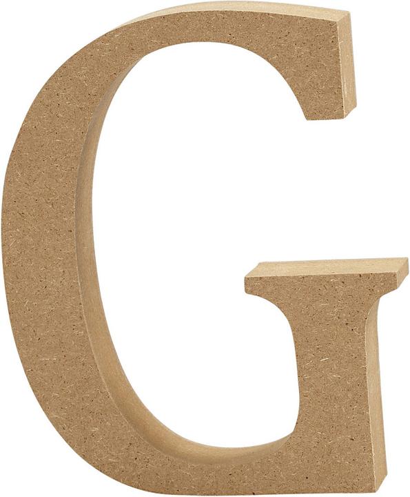 Actual product image Creativ Company Letter G MDF 8cm, 1st.