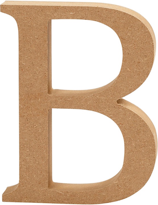 Image du produit Creativ Company Letter B MDF 8cm, 1st.