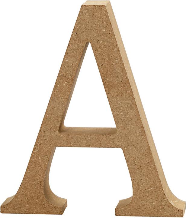 Actual product image Creativ Company Letter A MDF 8cm, 1st.